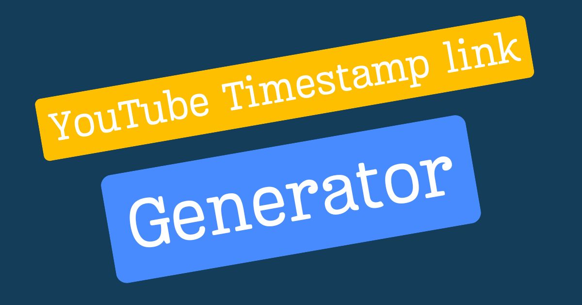 youtube timestamp link mobile
